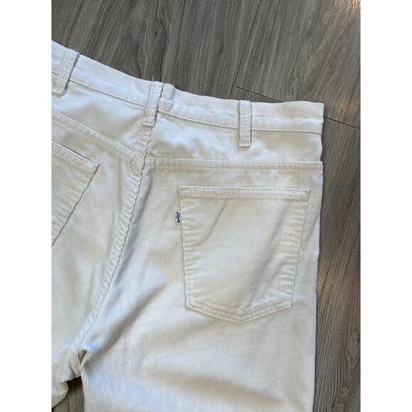 Vintage Levi's White Tab Corduroy Pants 34 - Picture 3 of 6